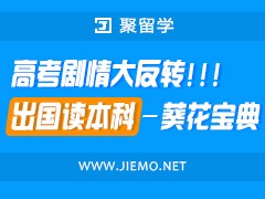 高考剧情大反转!!!出国读本科—葵花宝典